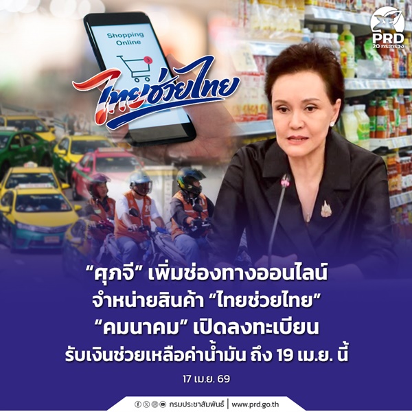 &ldquo;ศุภจี&rdquo; เพิ่มช่องทางออนไลน์จำหน่ายสินค้า &ldquo;ไทยช่วยไทย&rdquo;