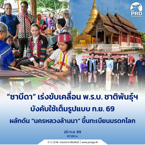 ซาบีดา เร่งขับเคลื่อน พ.ร.บ. ชาติพันธุ์ฯ 
